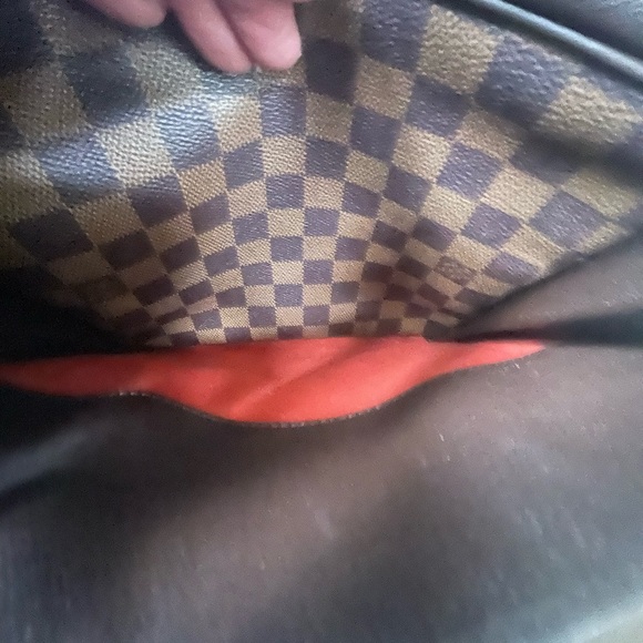 Authentic Louis Vuitton Damier Ebene Triana Shoulder Bag Tote Handbag - Picture 10 of 16